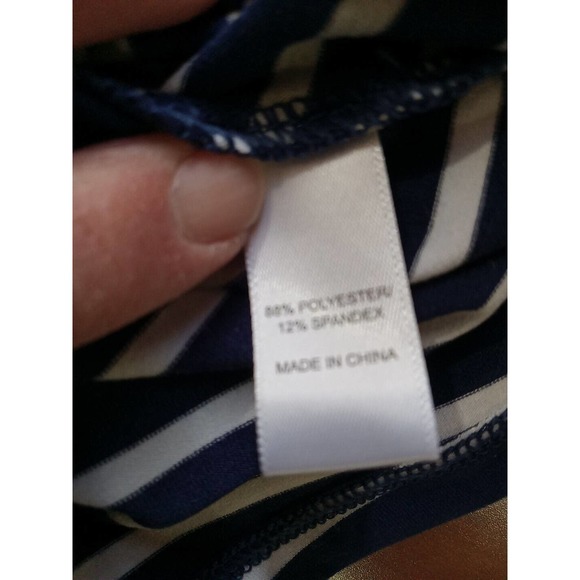 cuddl duds Lounge Dress Women's Size 2X Striped - Picture 10 of 12